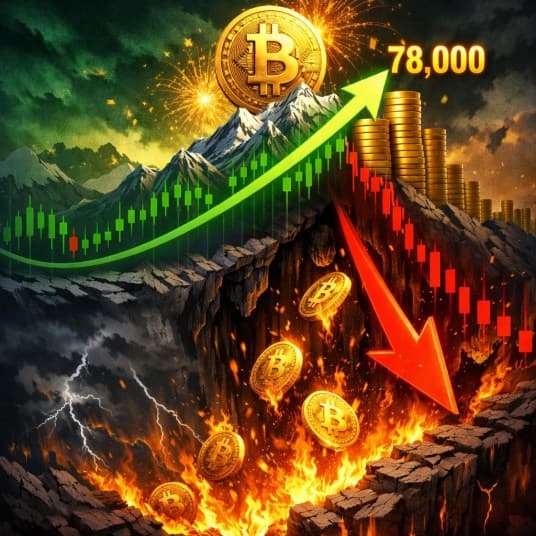 Bitcoin Podría Subir Hacia $78,000—Luego Caer A Nuevos Mínimos En Q2, Predice Analista Destacado