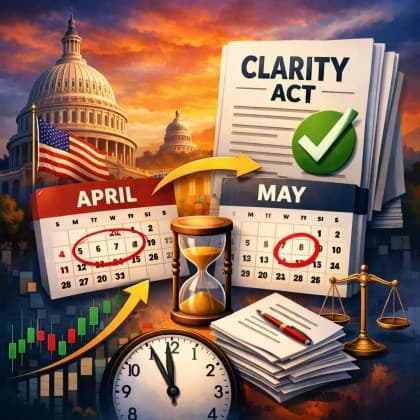 Avances de la Ley CLARITY: La Revisión Clave se Retrasa Hacia la Última Semana de Abril o Mediados de Mayo