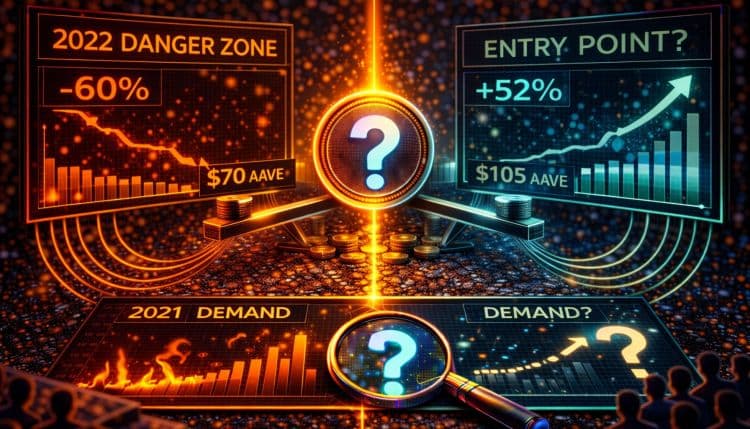 Aave Se Negocia Como en 2022 Otra Vez: ¿Zona de Peligro o Punto de Entrada?