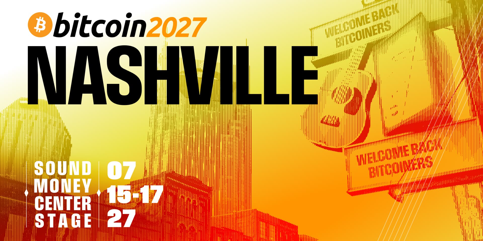 Conferencia Bitcoin 2027 regresa a Nashville, Tennessee