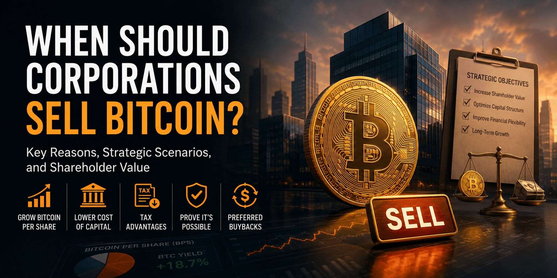 5 Razones por las que las Corporaciones deberían Vender Bitcoin