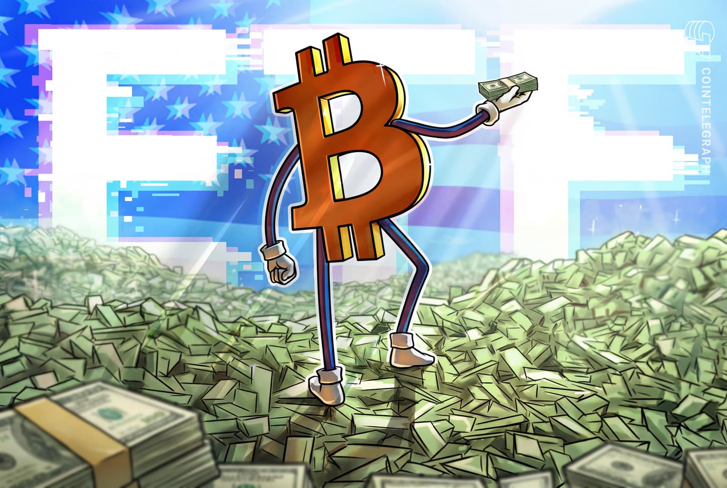 Los ETF de Bitcoin en el mercado estadounidense superan los $200M en flujos diarios por primera vez desde mayo