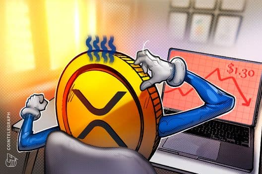 XRP cae a mínimos de 16 semanas: ¿podrá el precio caer por debajo de $1?
