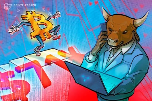 Los osos de Bitcoin fijan sus ojos en posiciones frescas después de que el precio de BTC caiga bajo los $71,000