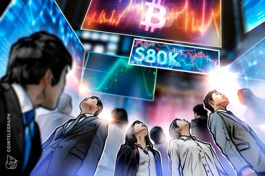 Bitcoin se mantiene en los $80K antes del cierre semanal mientras los traders advierten que la caída del BTC aún no ha terminado