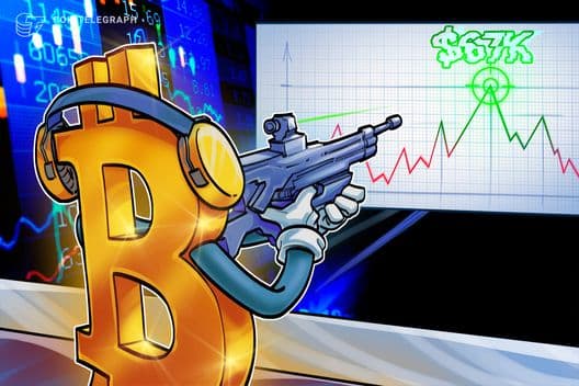 El Bitcoin se despide de las brechas de futuros de CME con $67.000 todavía en el radar