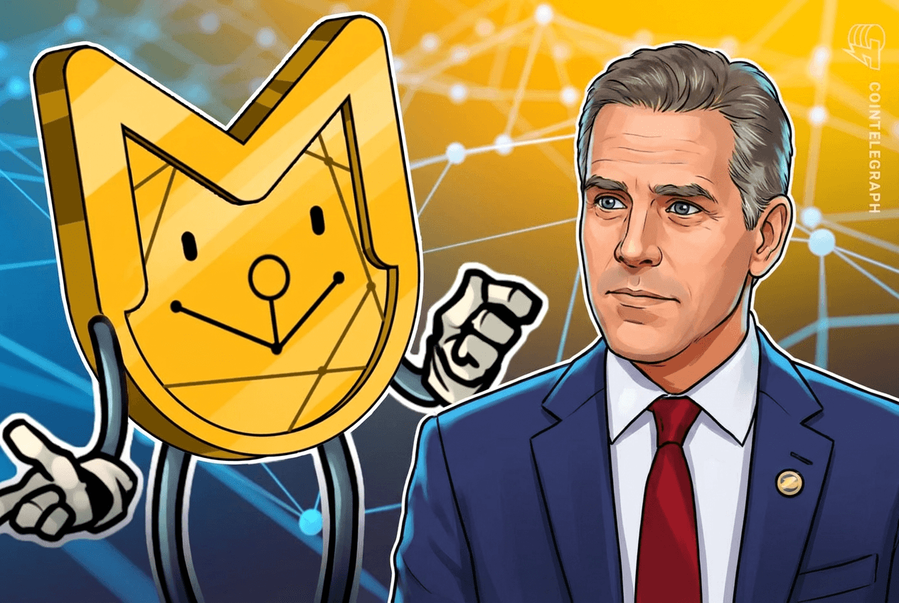 El hijo de Joe Biden lanzará un memecoin y enviará a los poseedores de TRUMP: WSJ