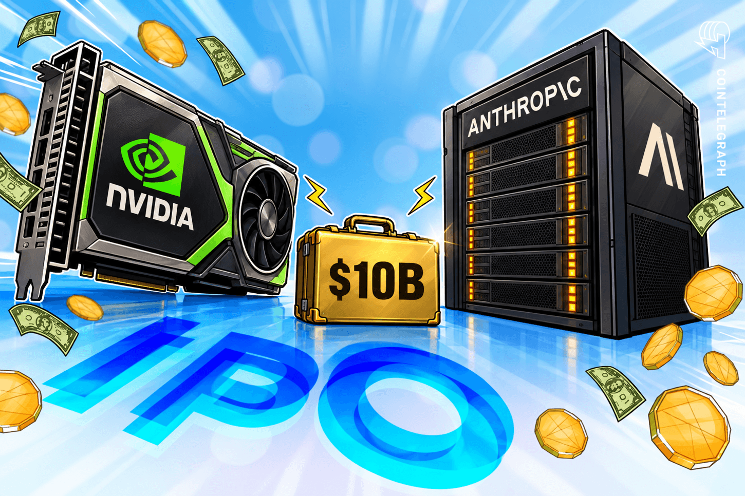 Nvidia considera una inversión de $10 mil millones en la posible IPO récord de Anthropic: Reuters