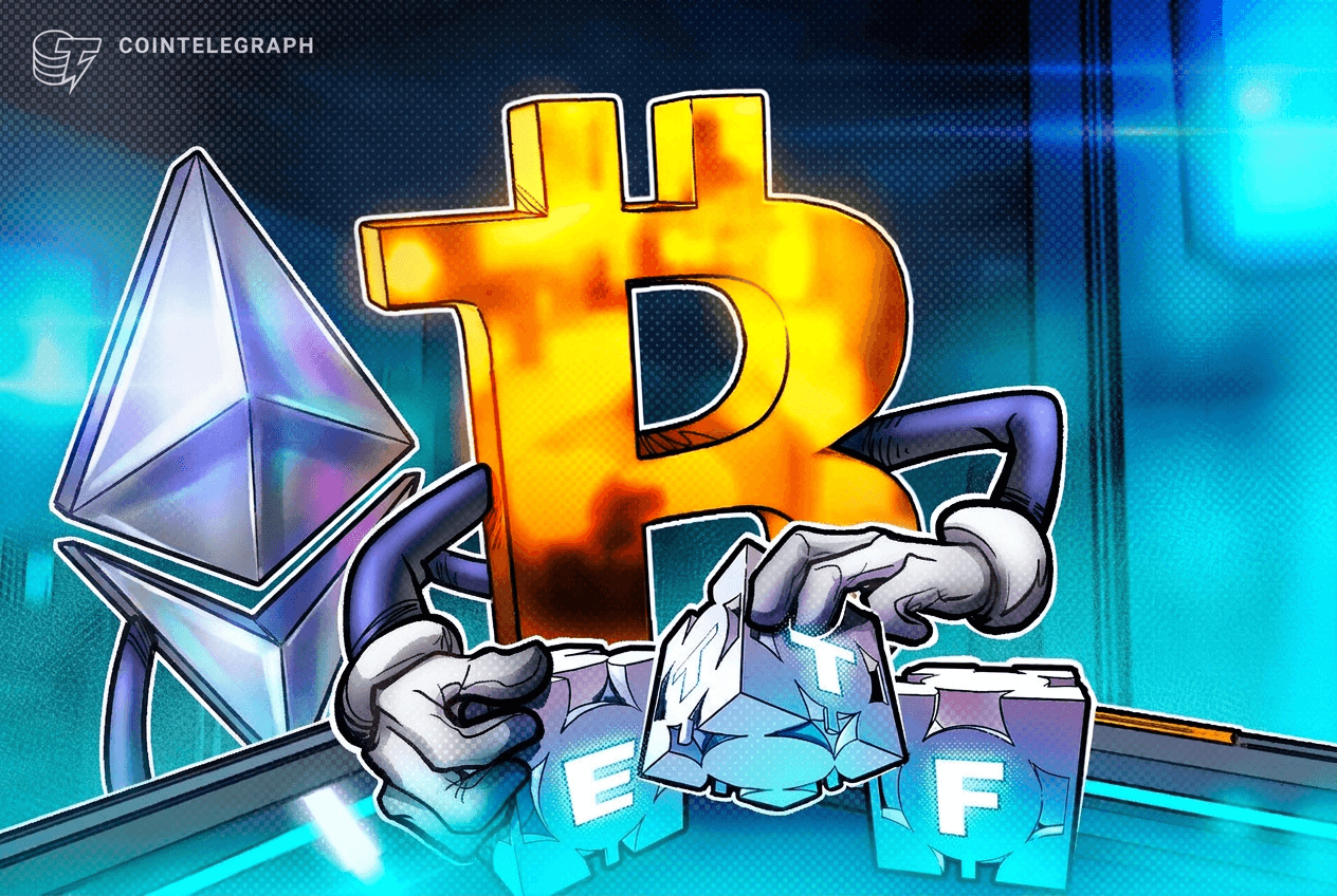 Los ETFs de Bitcoin sufren salidas de $463M en una reversión semanal, mientras que los ETFs de Ether atraen $197M