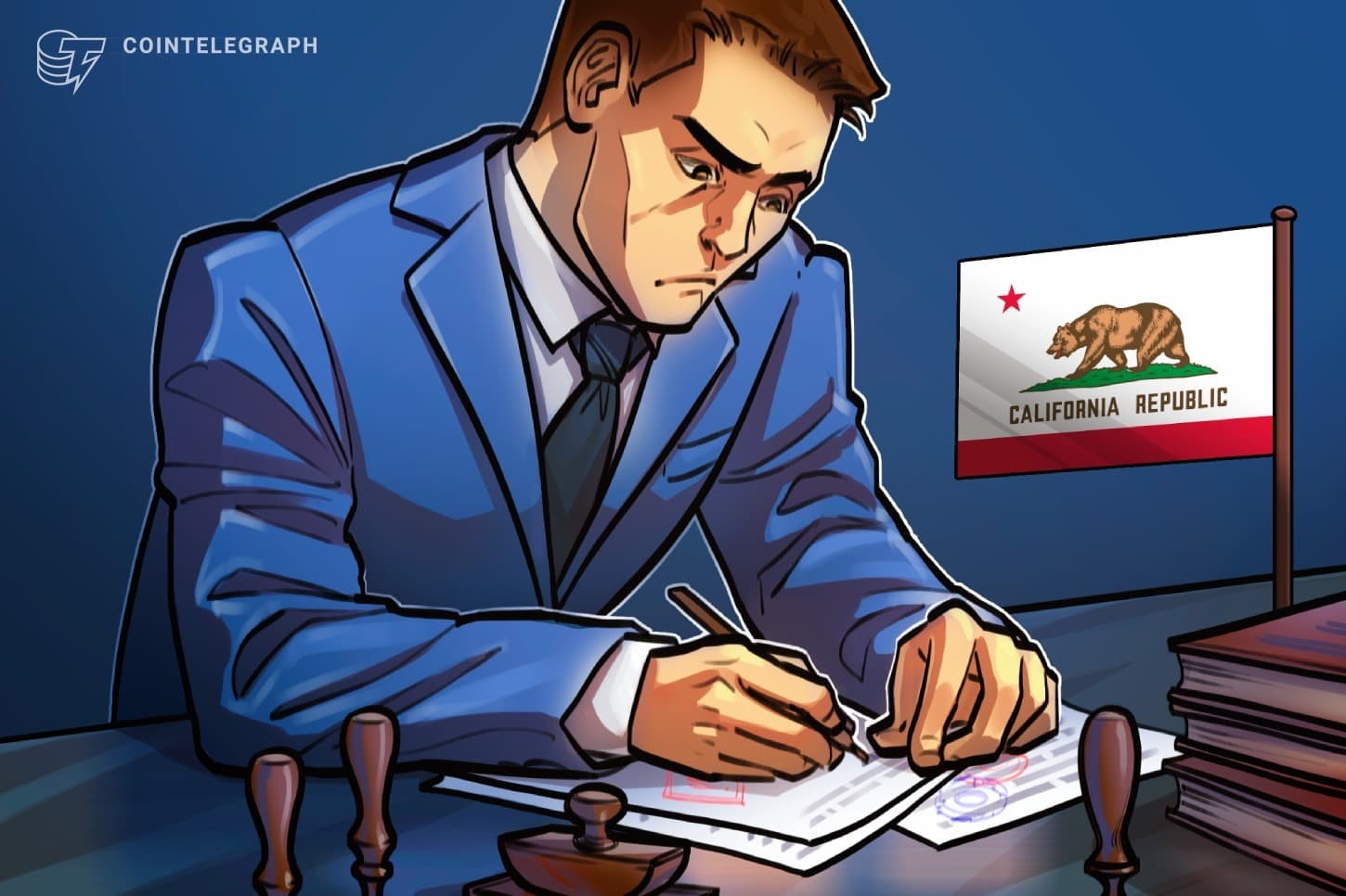 Newsom firma ley que prohíbe a funcionarios públicos emitir memecoins en California