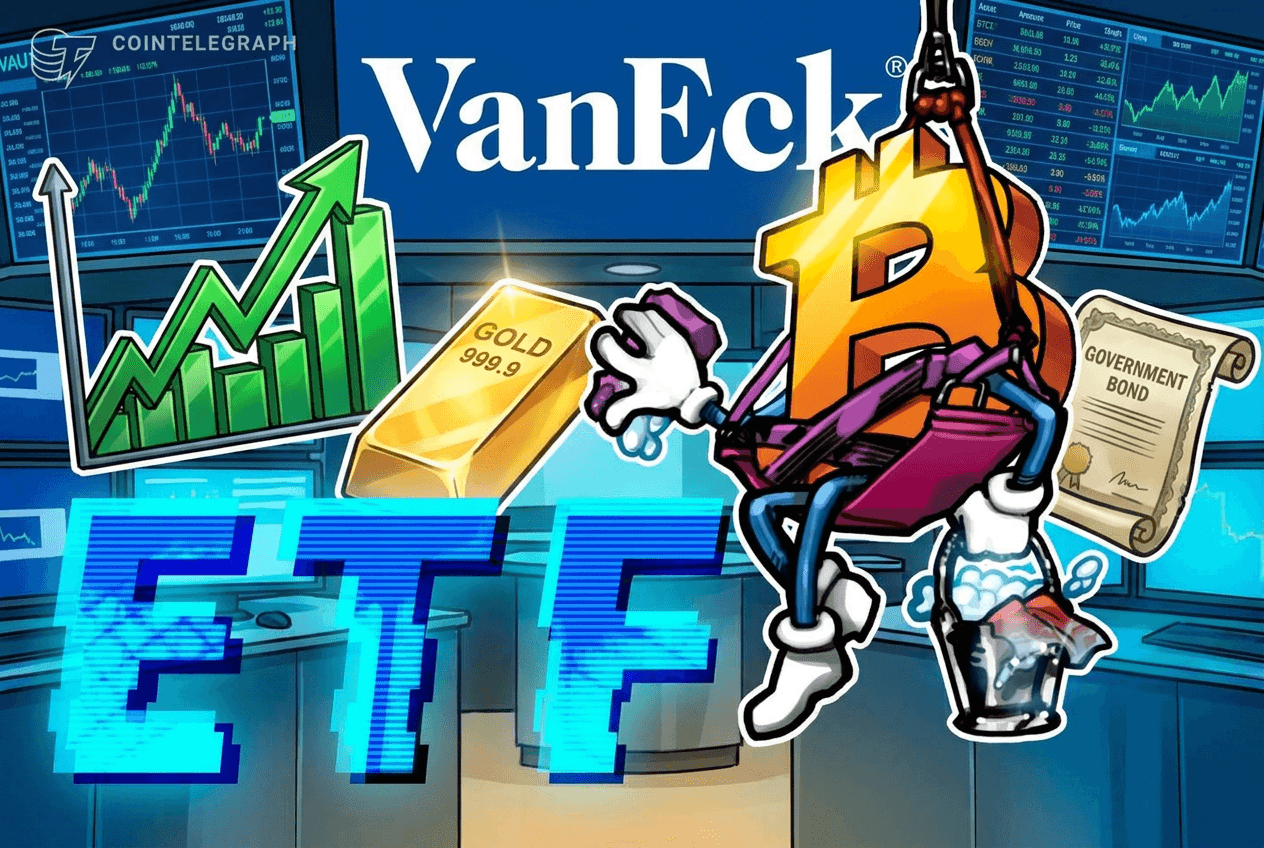 VanEck lanza ETF diversificado que combina acciones, bonos y exposición a Bitcoin