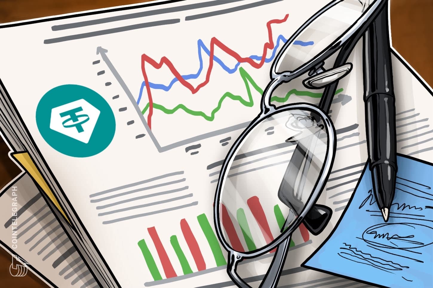Las reservas excedentes de Tether casi se duplican a $8 mil millones mientras el beneficio del tercer trimestre alcanza $1.5 mil millones