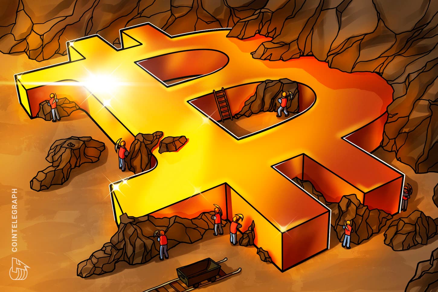Los mineros de Bitcoin ganan menos del 0,7% de sus ingresos en concepto de comisiones en un nuevo mínimo de 10 años