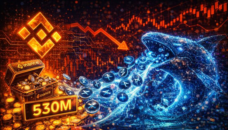 Binance Lidera Éxodo de Ballenas de XRP con Salida de 530 Millones de Tokens en un Día