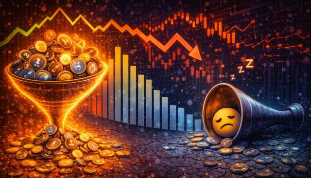 Del FOMO a la Apatía: Los Volúmenes de Altcoins Reflejan una Fatiga de Mercado Profunda