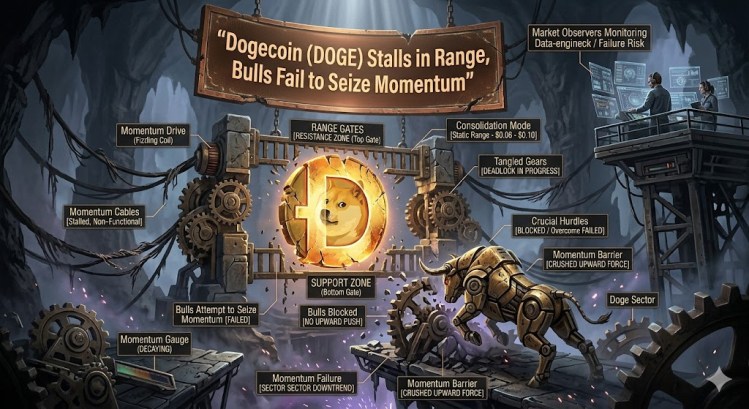 Dogecoin (DOGE) se estanca en rango, los alcistas no logran tomar impulso