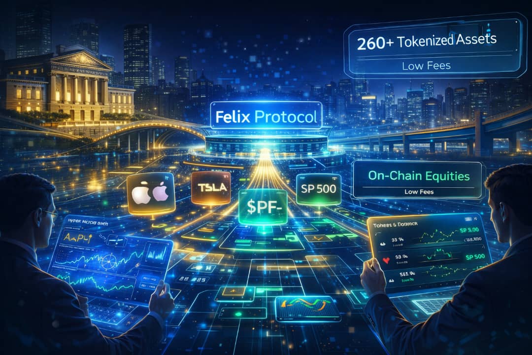 Felix Protocol Expande el Trading On-Chain con Más de 260 Acciones y ETFs Tokenizados en Hyperliquid