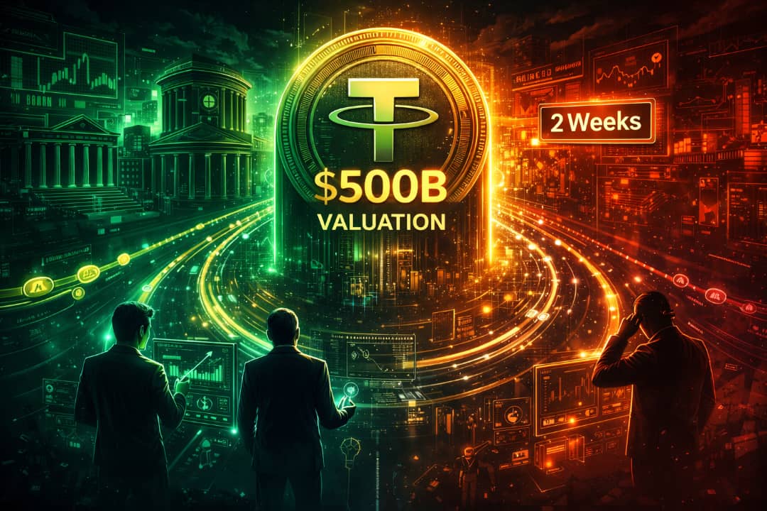 Tether Busca Una Valoración Masiva De $500 Mil Millones En Nueva Ronda De Financiación