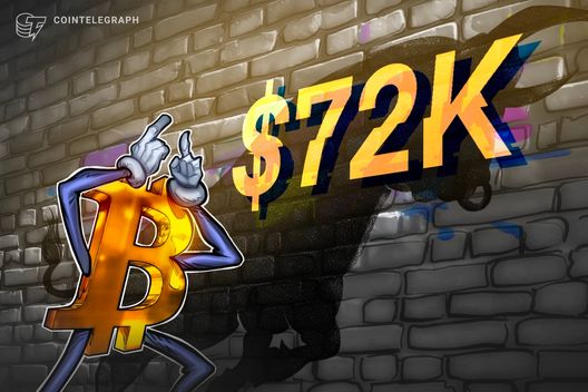 Regresa la demanda de Bitcoin, dando a los toros combustible para convertir $72K en soporte