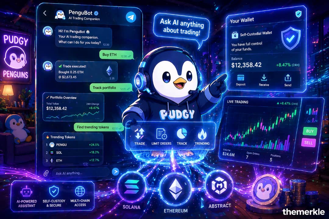 Pudgy Penguins Lanza PenguBot: El Compañero de Trading con IA que Hace las Criptomonedas Más Accesibles vía Telegram