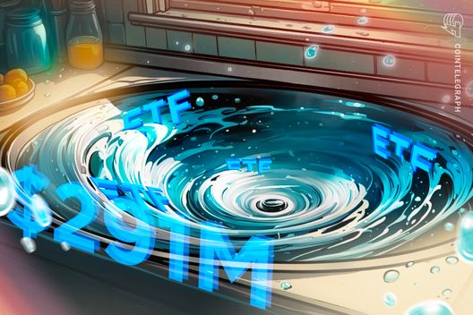 Los ETFs de Bitcoin registran salidas de $291 millones mientras el BTC supera los $74K