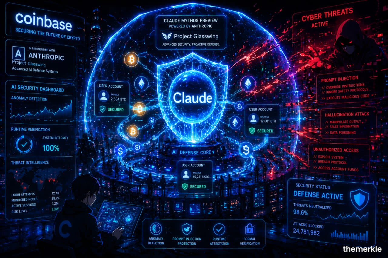 Coinbase Colaborará con Anthropic en Sistemas Avanzados de Defensa de IA Mientras Comienza la Carrera de Seguridad Cripto