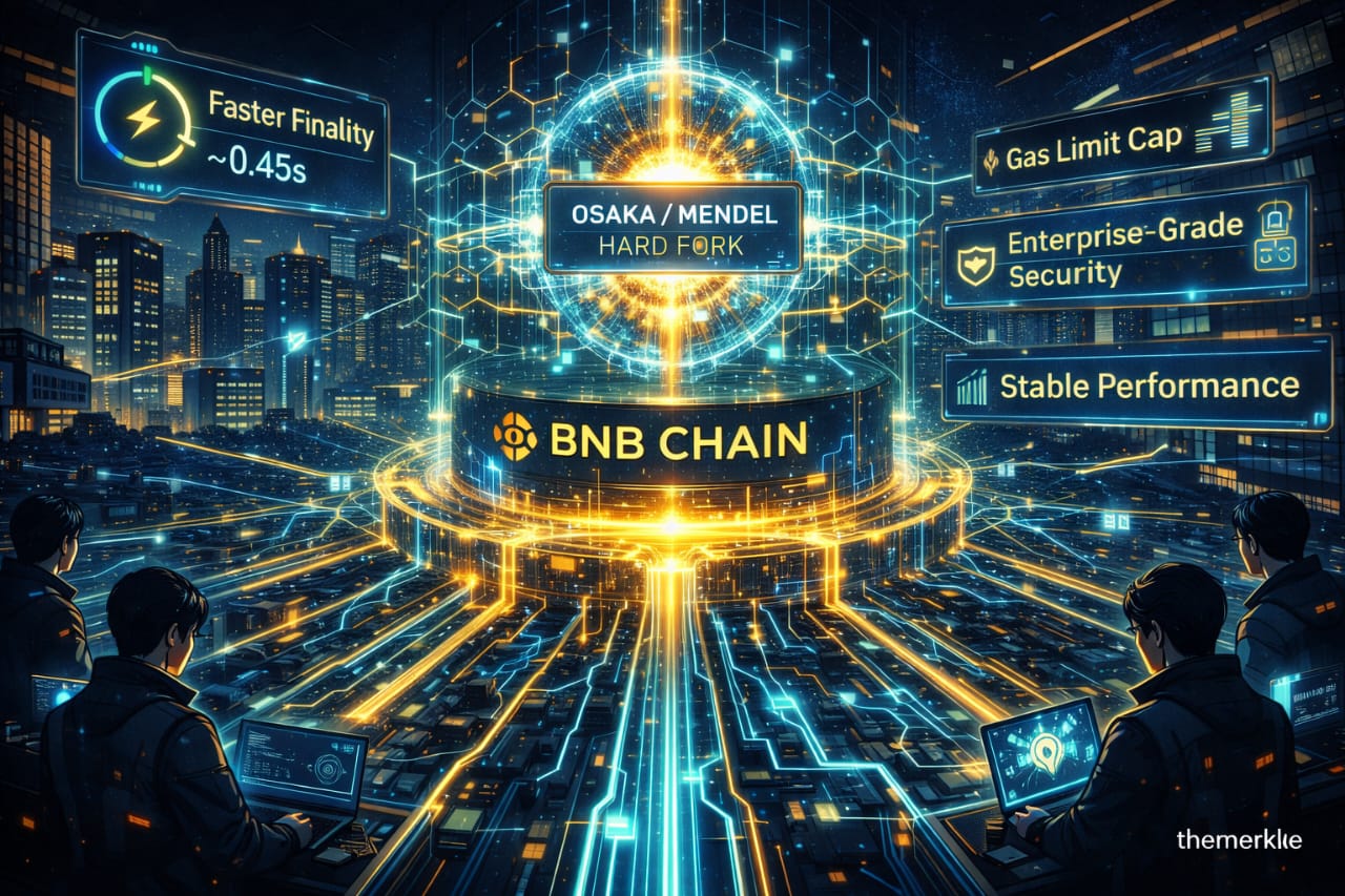BNB Chain Supervisa el Hard Fork Osaka/Mendel para Mejorar la Resiliencia y el Rendimiento Empresarial
