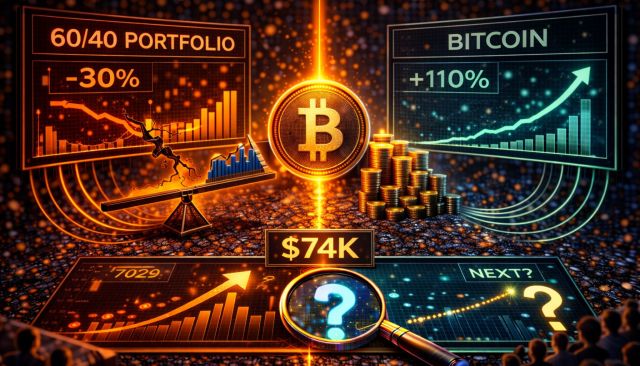 La Cartera 60/40 Fracasa de Nuevo – Bitcoin Podría Ser la Solución Inesperada