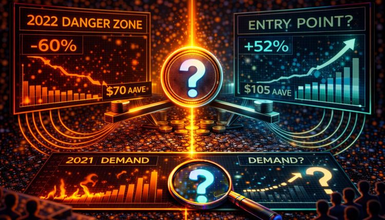 Aave Se Negocia Como en 2022 Otra Vez: ¿Zona de Peligro o Punto de Entrada?