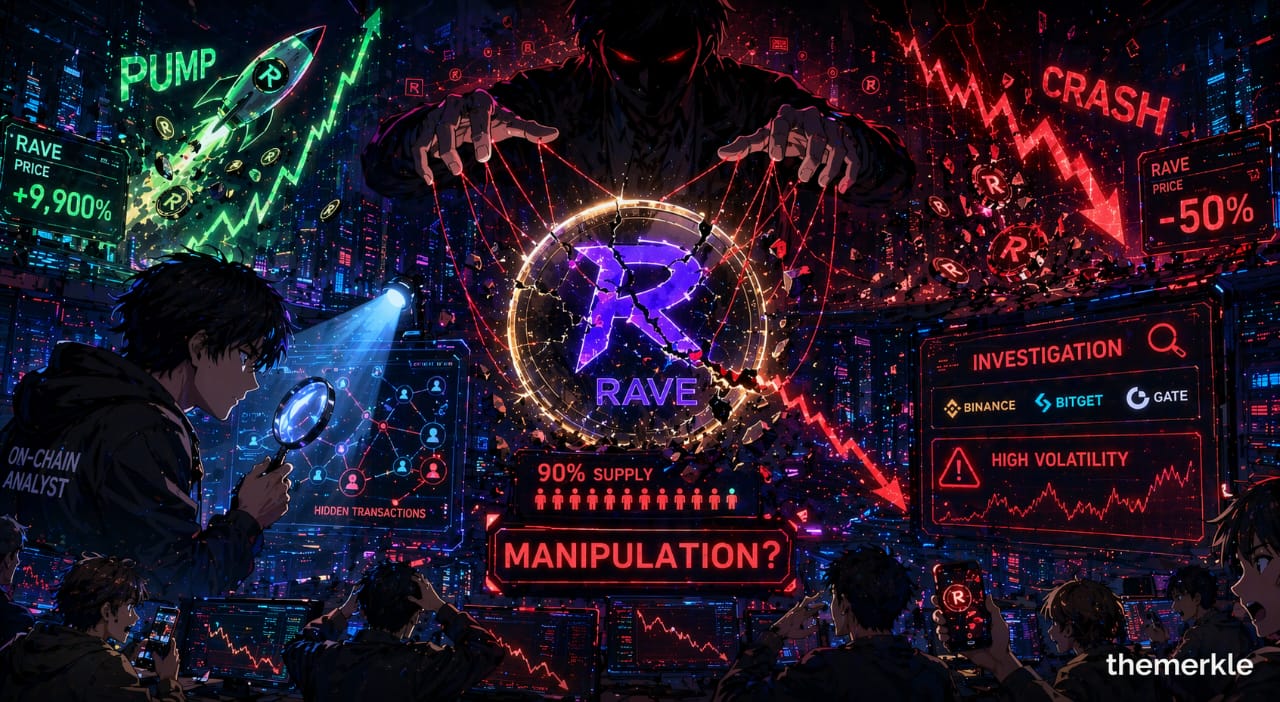 La Crisis del Token RAVE Se Profundiza Tras Acusaciones de Manipulación que Desatan una Investigación, una Fuerte Caída del Precio y un Rechazo Comunitario