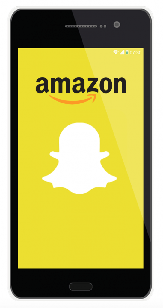 Ahora podrás comprar productos de Amazon a través de Snapchat