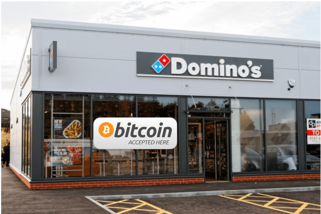 does dominos accept bitcoin