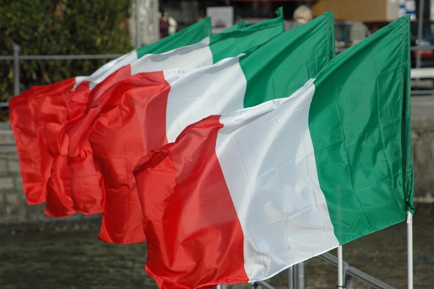Imagen de la bandera italiana