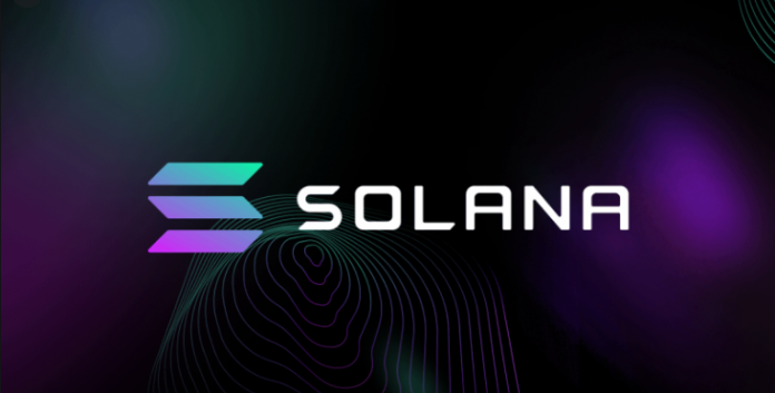 Imagen con el logo de la red Solana